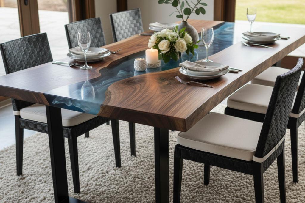 Buy Resin Dining Table Today – Design, Finish & Delivery Options
