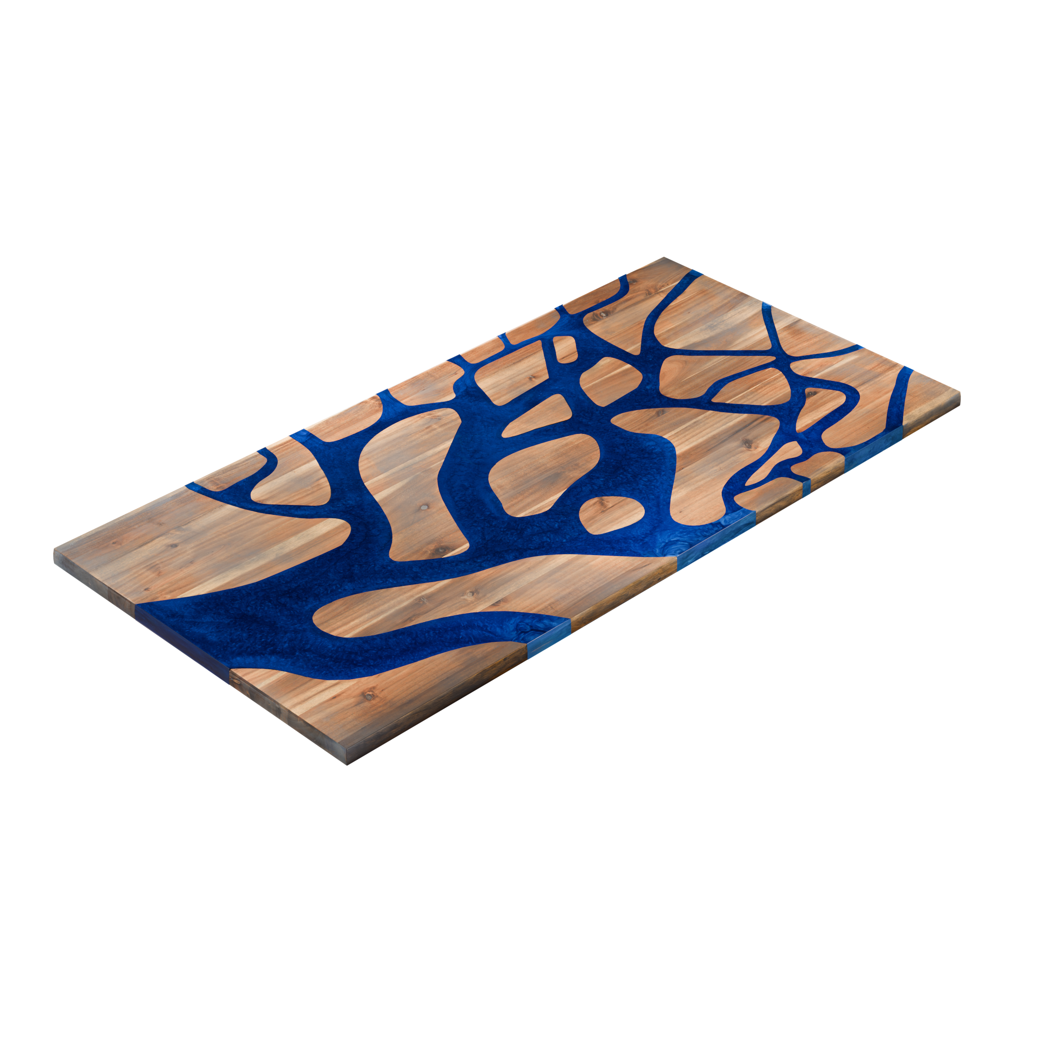 72" x 38" Artisan Epoxy Resin Table