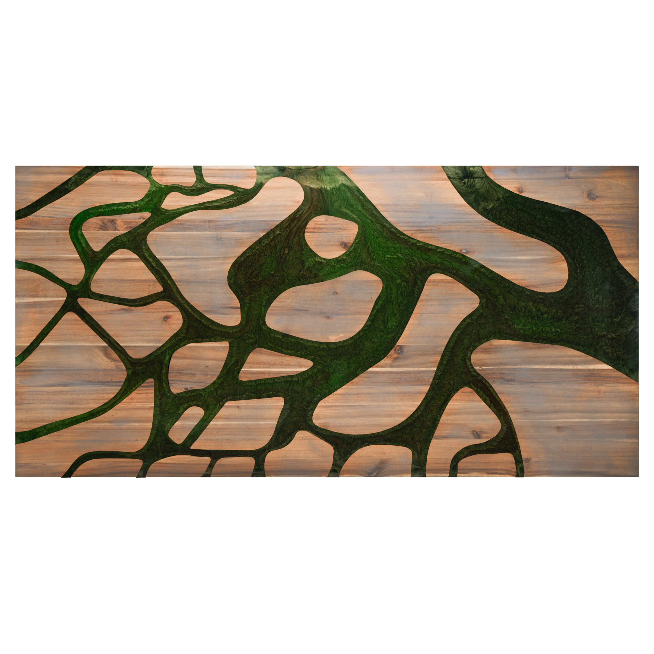72" x 38" Artisan Epoxy Resin Table