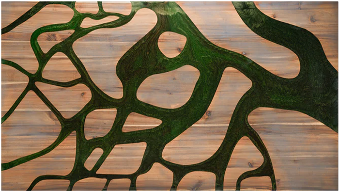 The Artisan Epoxy Resin Table (72" x 38")