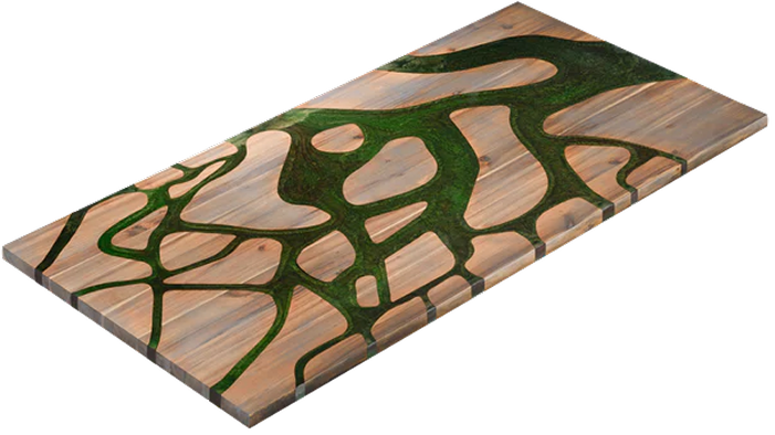 The Artisan Epoxy Resin Table (72" x 38")