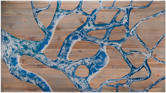 The Artisan Epoxy Resin Table (72" x 38")
