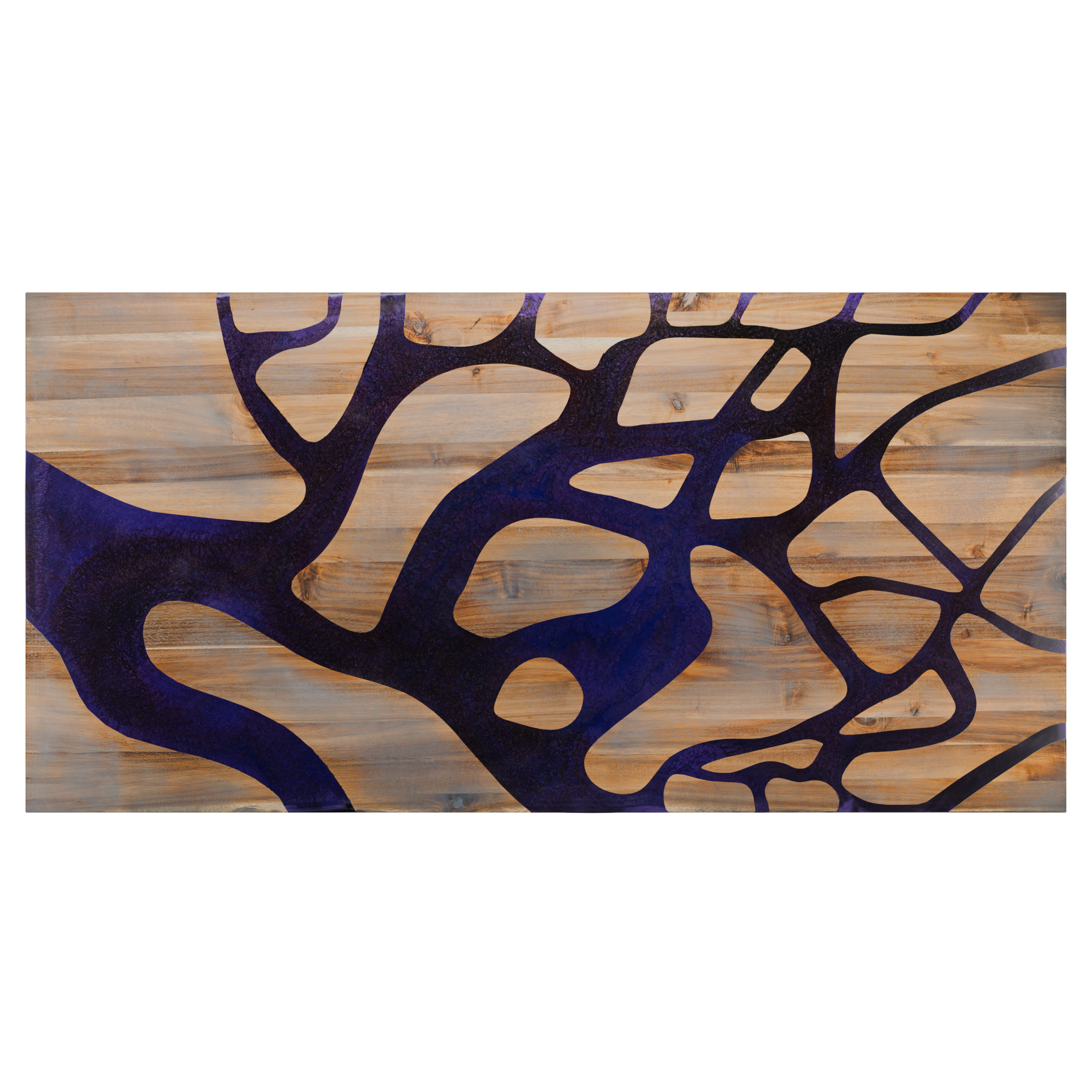 72" x 38" Artisan Epoxy Resin Table