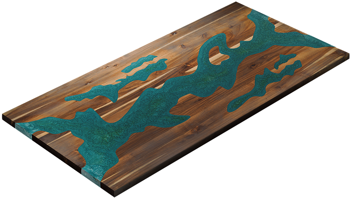 The Artisan Epoxy Resin Table (72" x 38")