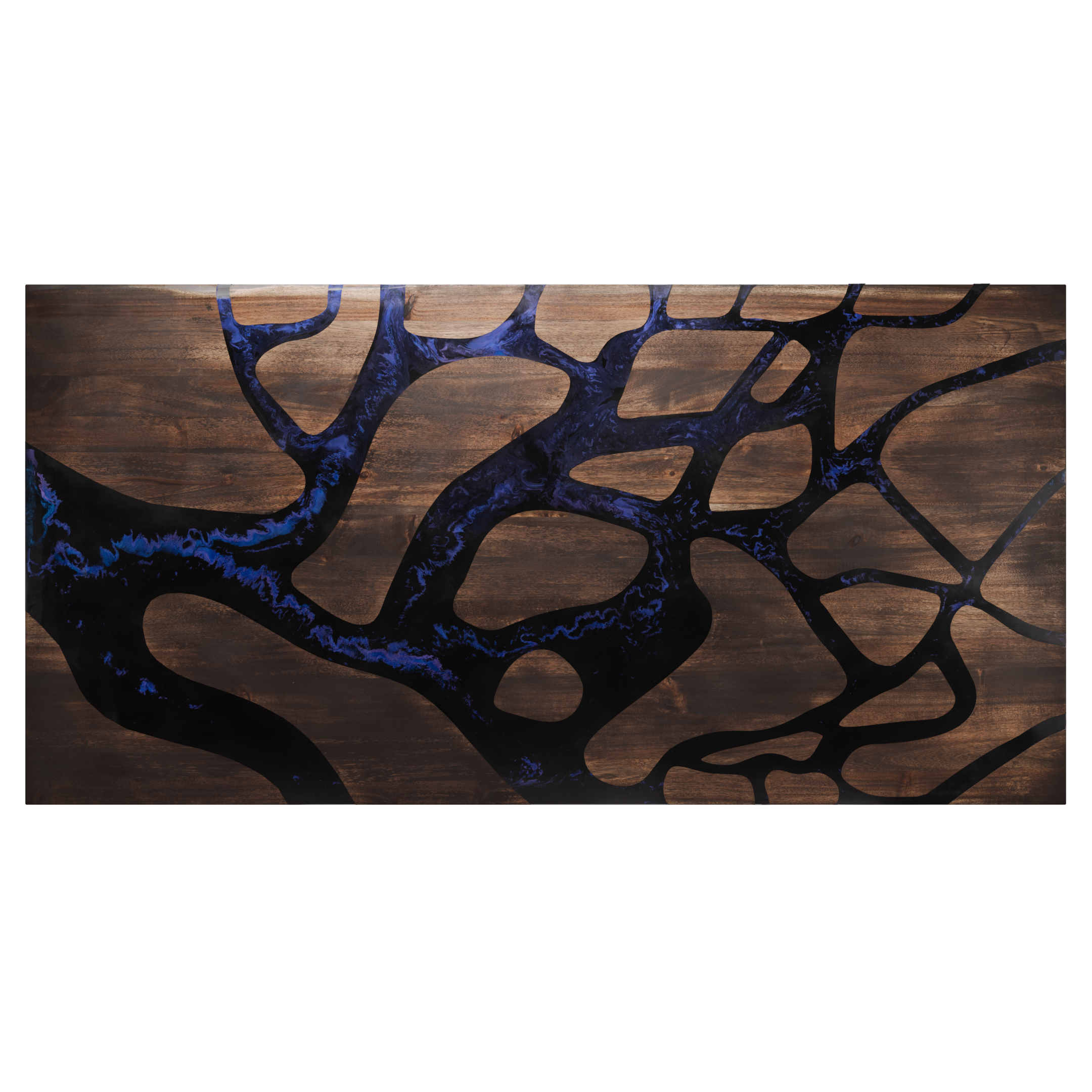 72" x 38" Artisan Epoxy Resin Table