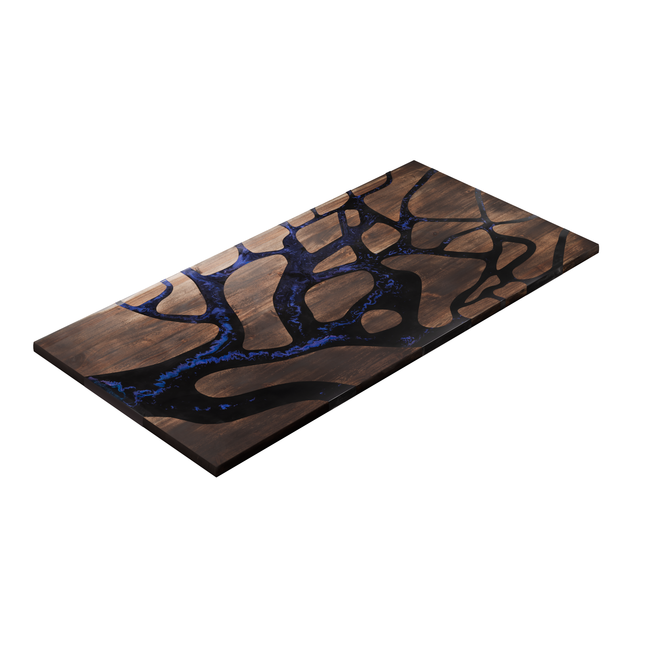 72" x 38" Artisan Epoxy Resin Table