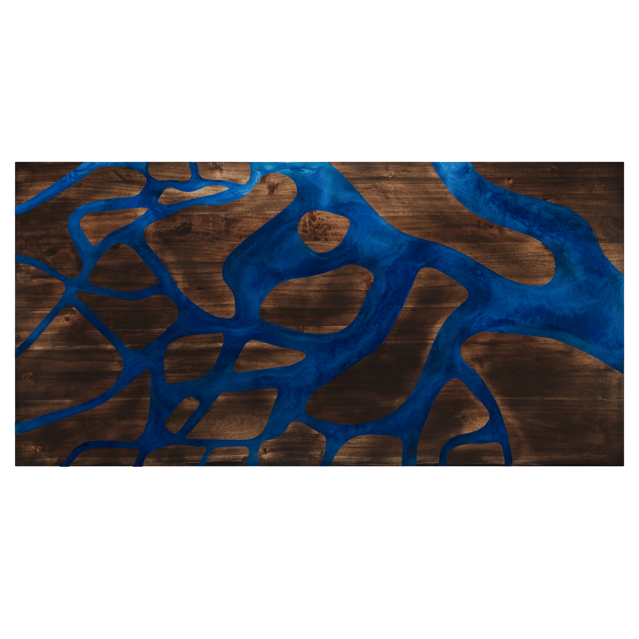 72" x 38" Artisan Epoxy Resin Table