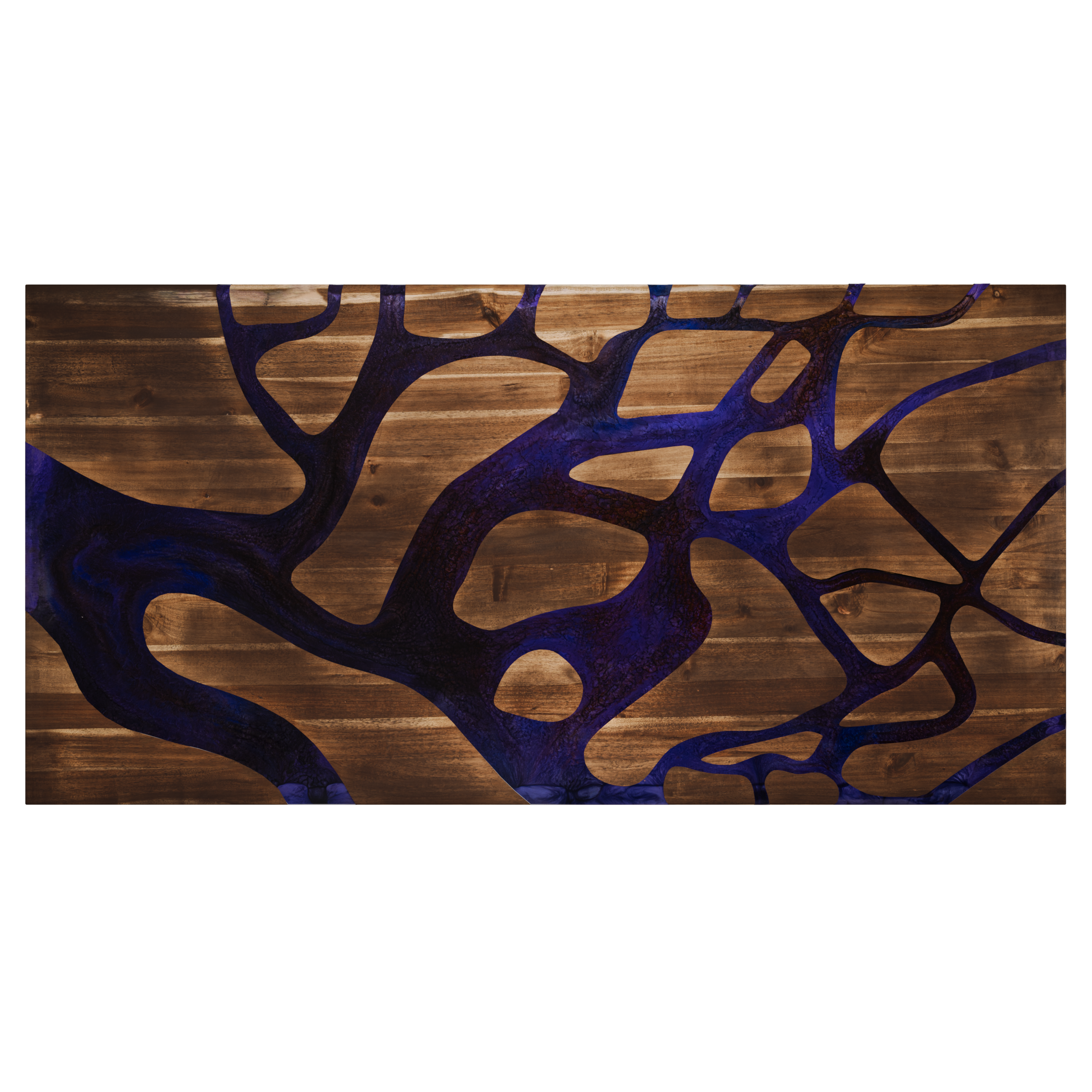 72" x 38" Artisan Epoxy Resin Table
