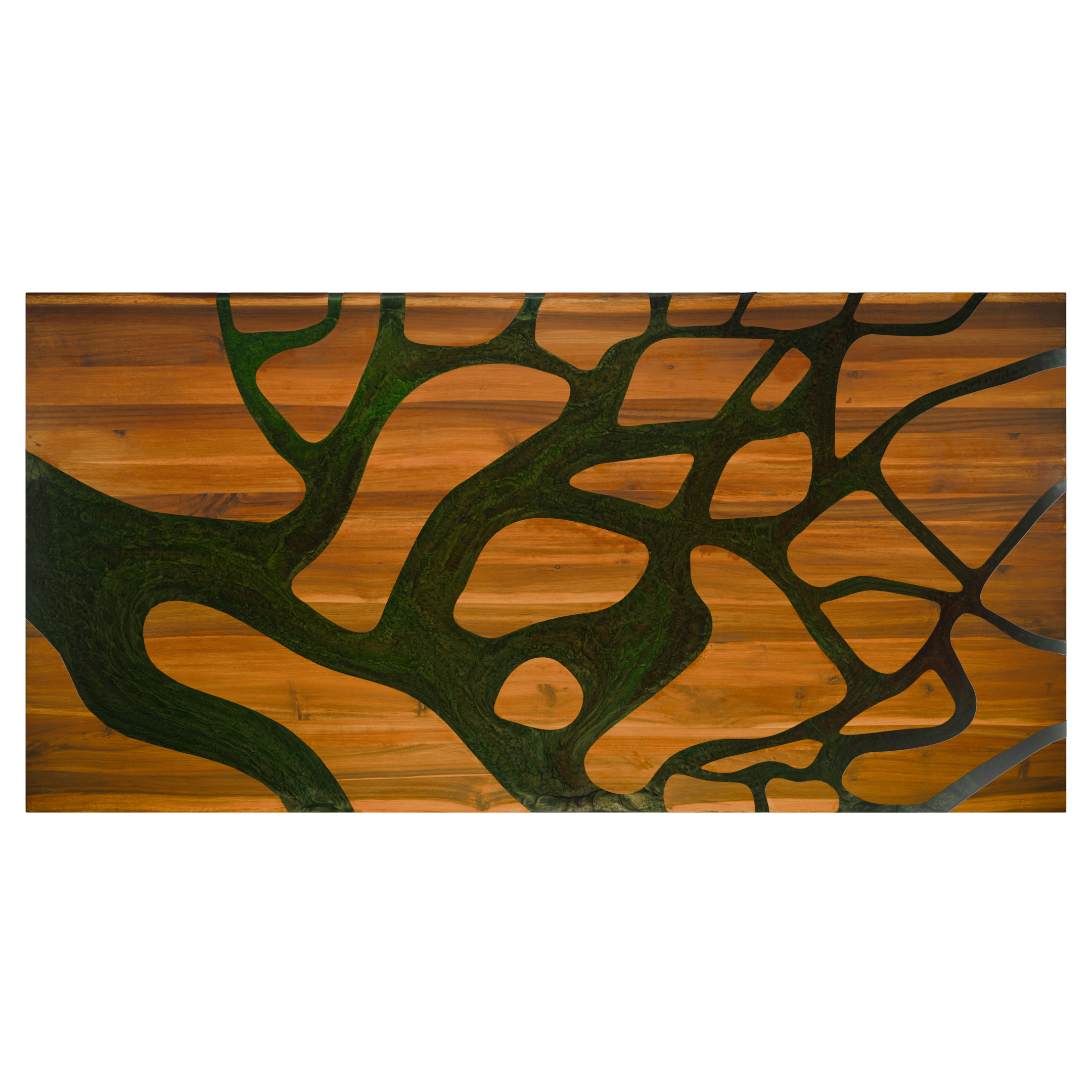 72" x 38" Artisan Epoxy Resin Table