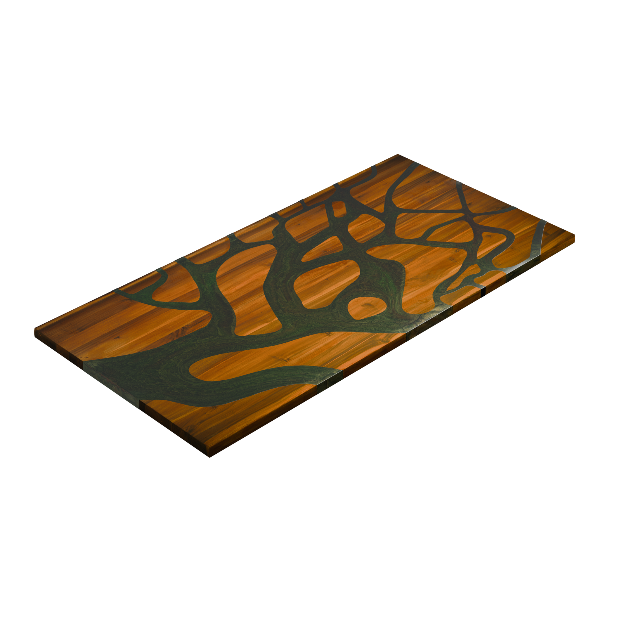 72" x 38" Artisan Epoxy Resin Table