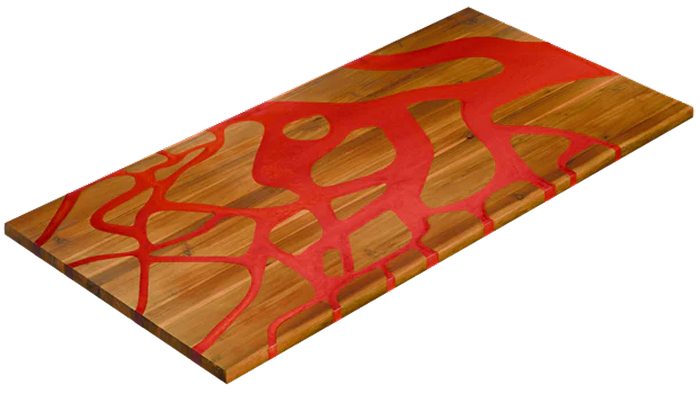 The Artisan Epoxy Resin Table (72" x 38")