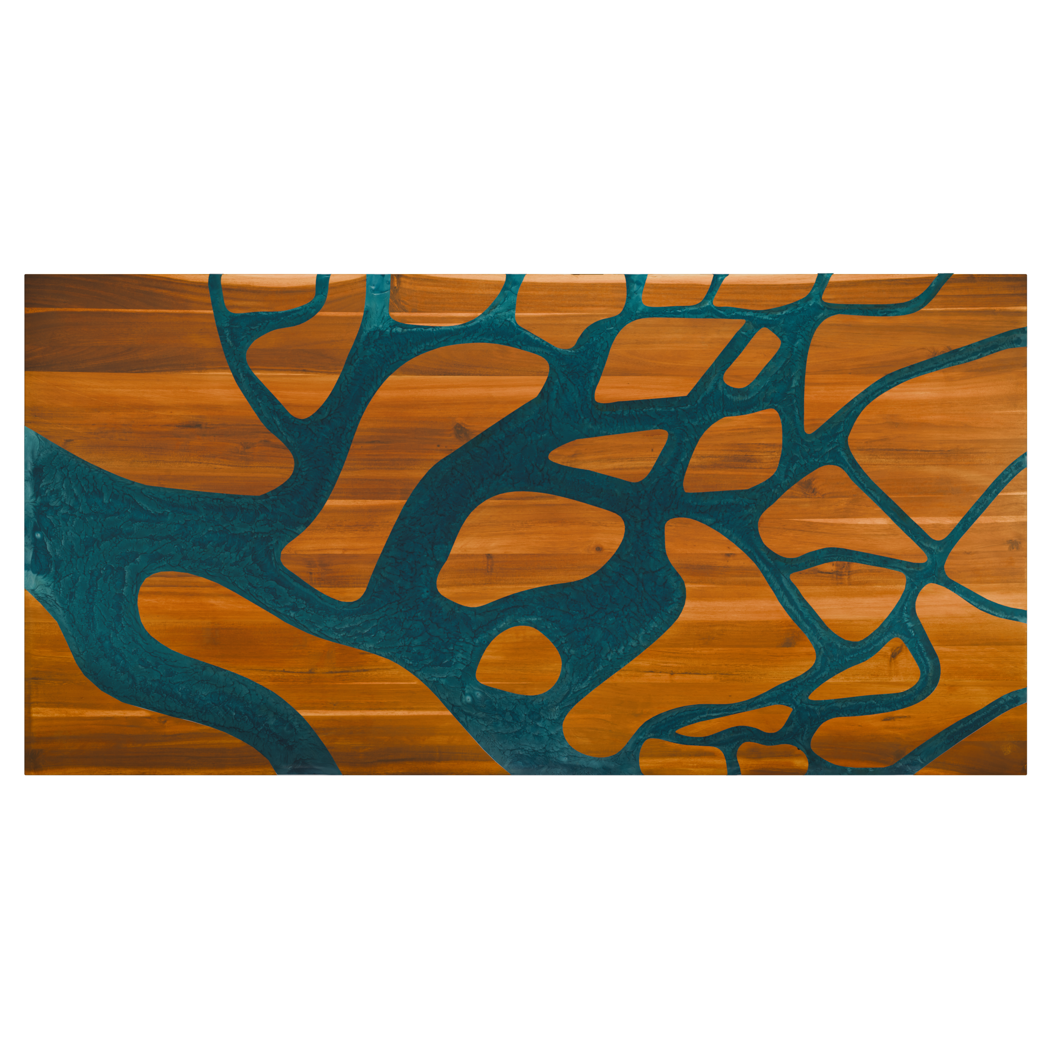 72" x 38" Artisan Epoxy Resin Table