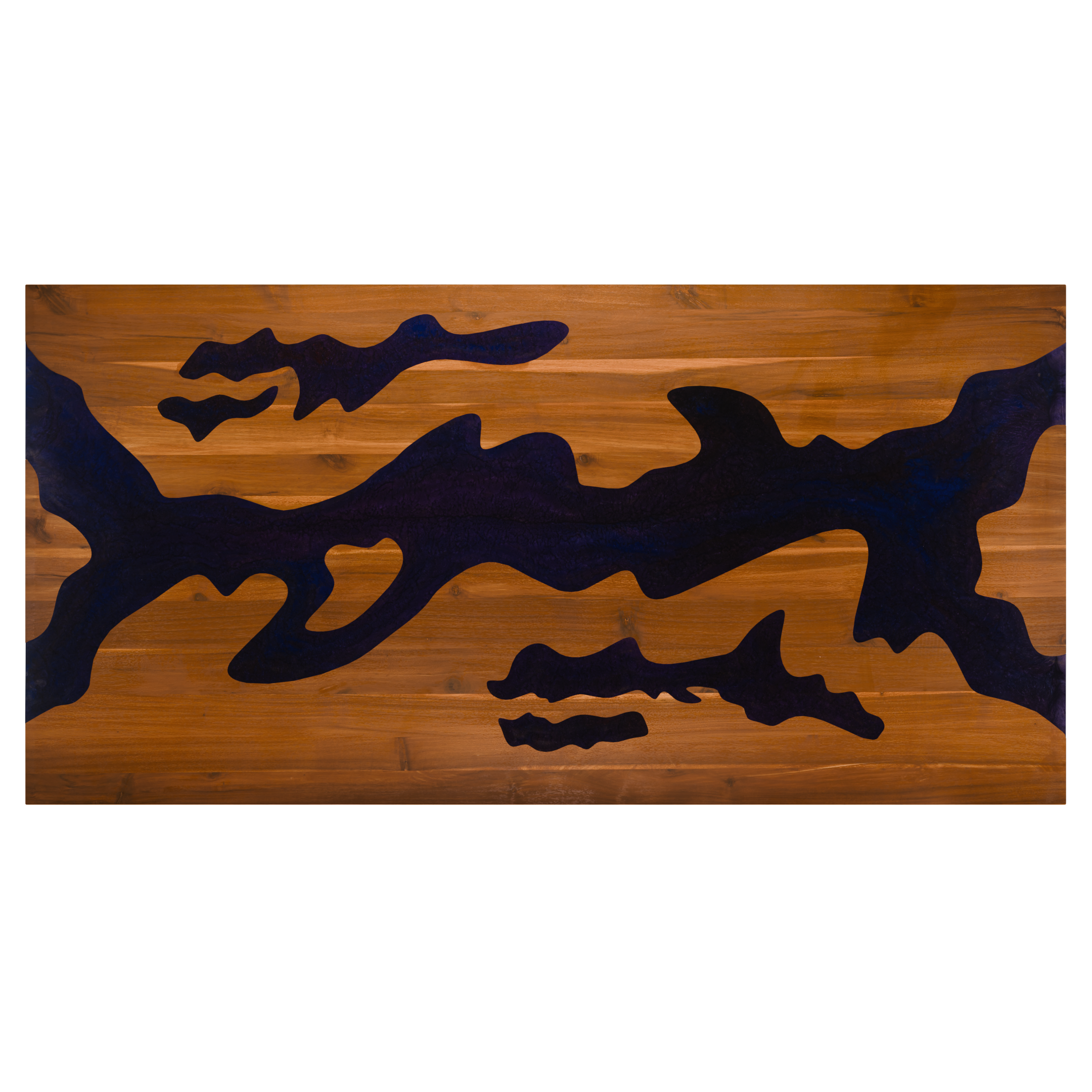 72" x 38" Artisan Epoxy Resin Table
