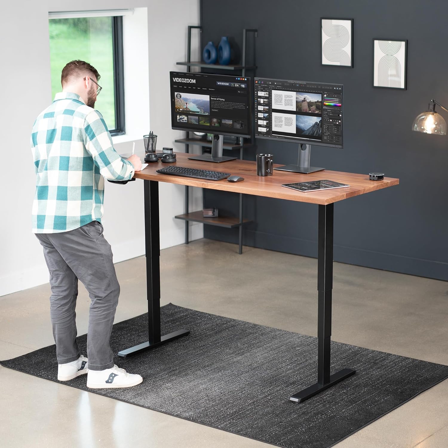 Premium 3-Stage Standing Desk Frame