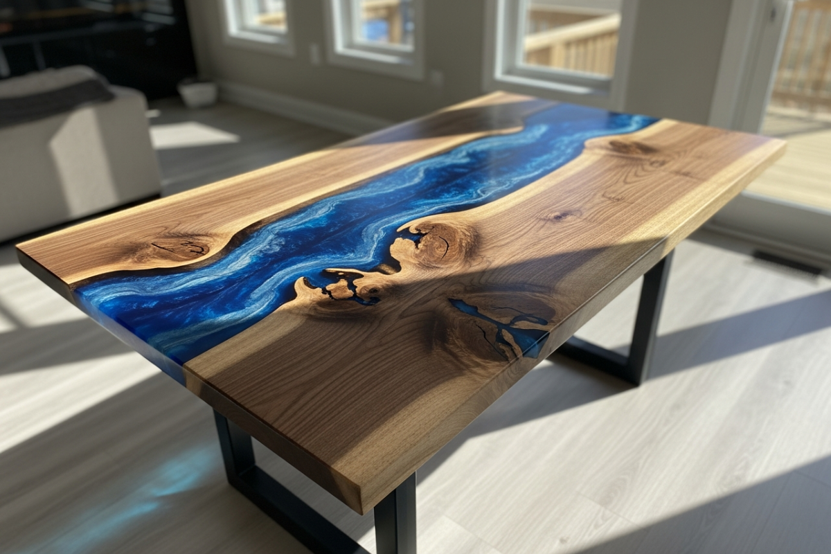 Epoxy Resin Wood Table