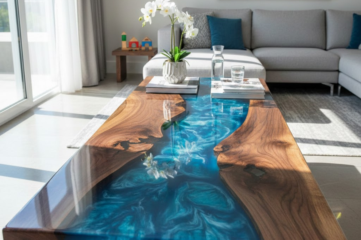 Epoxy Resin Wood Tables