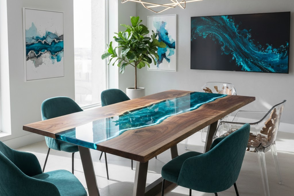 Resin Dining Table