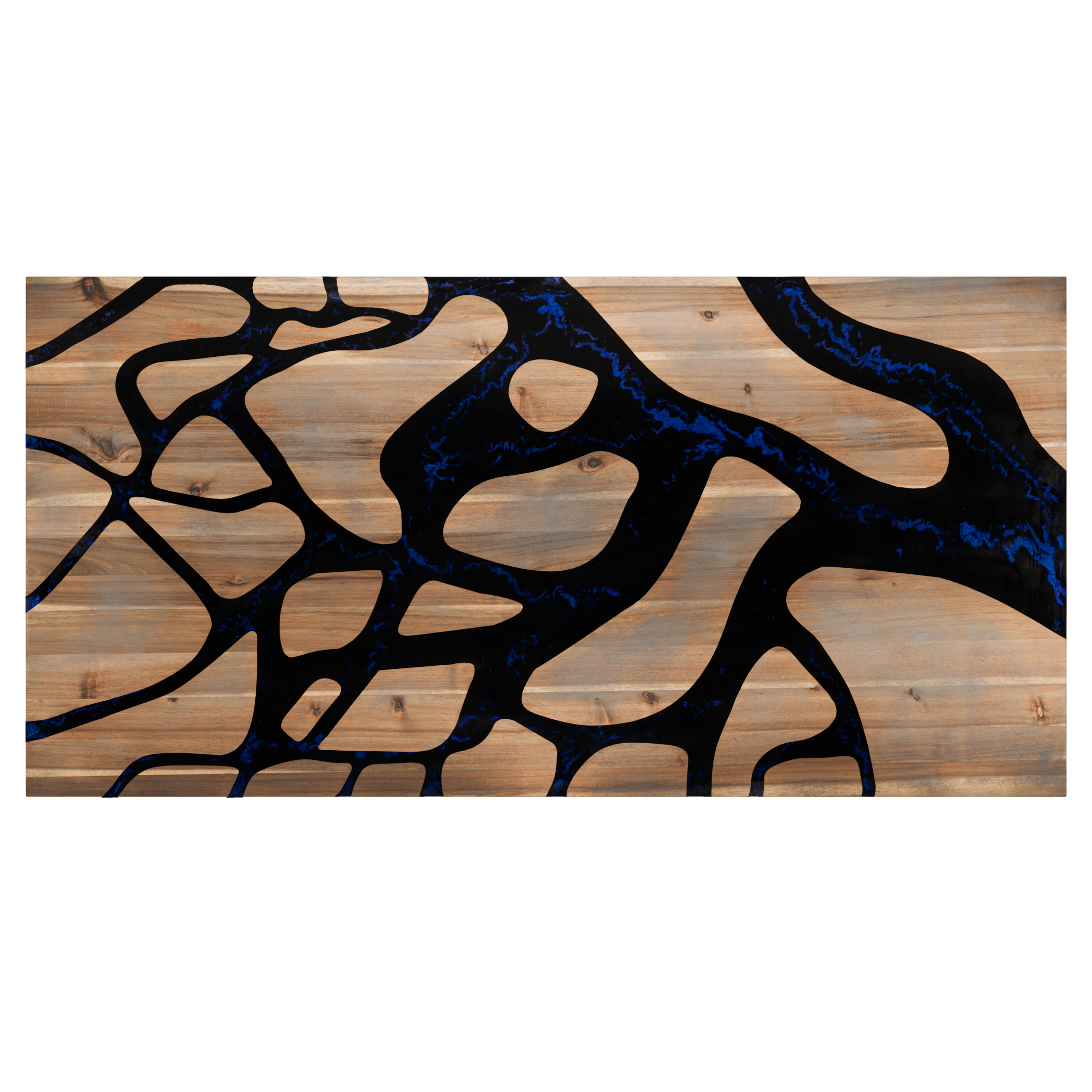 72" x 38" Artisan Epoxy Resin Table