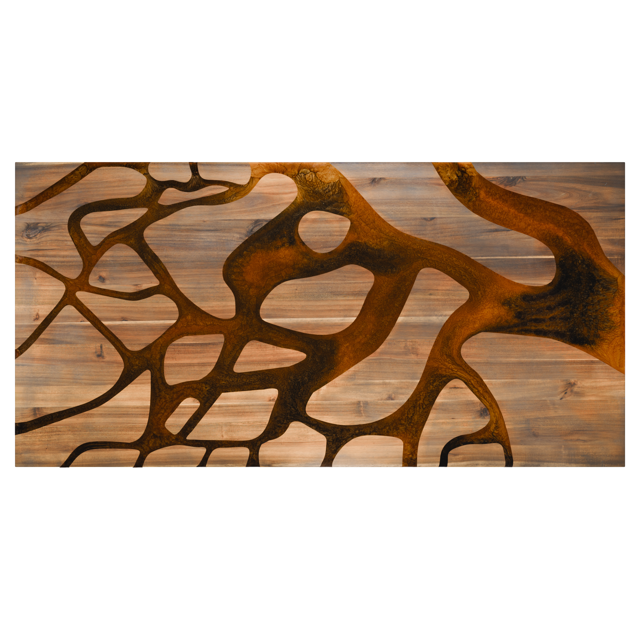 72" x 38" Artisan Epoxy Resin Table