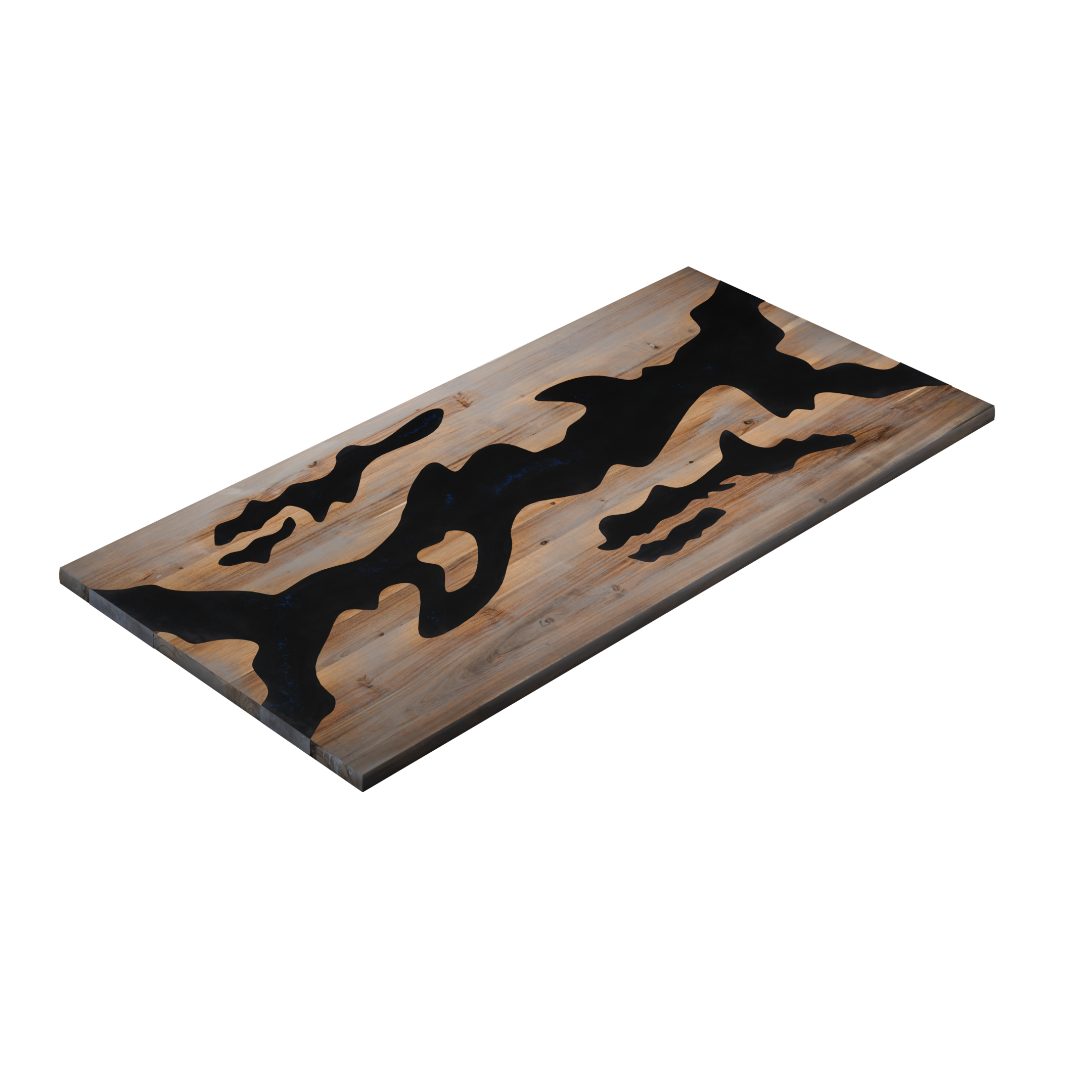 72" x 38" Artisan Epoxy Resin Table