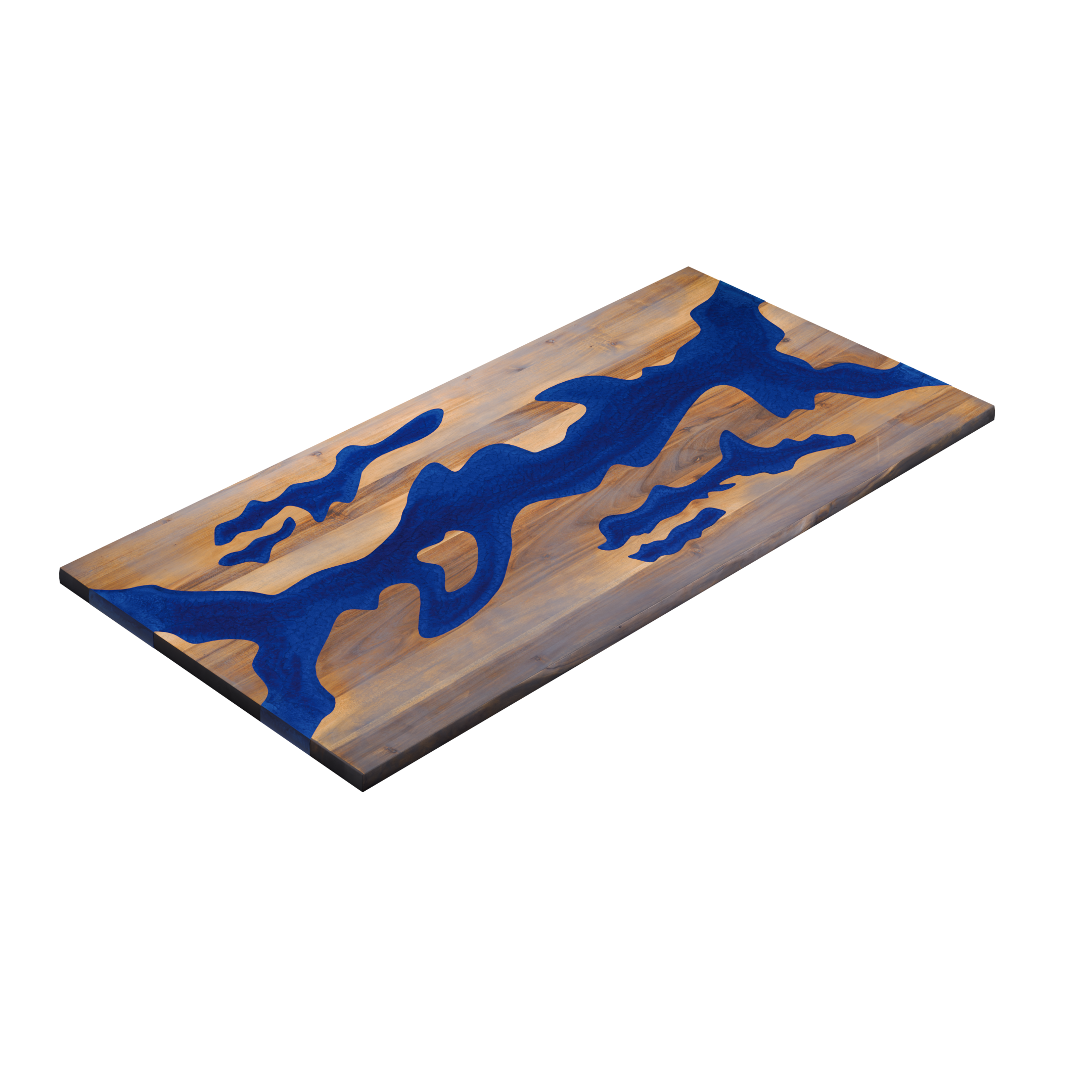 72" x 38" Artisan Epoxy Resin Table