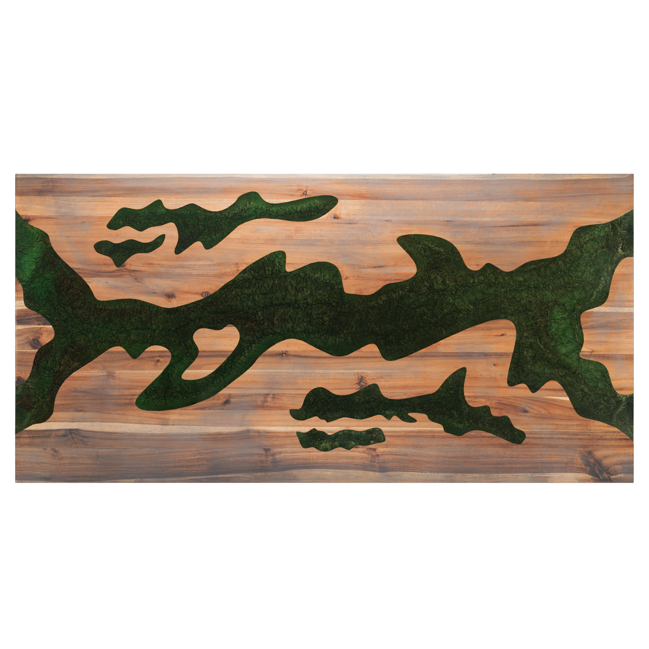 72" x 38" Artisan Epoxy Resin Table