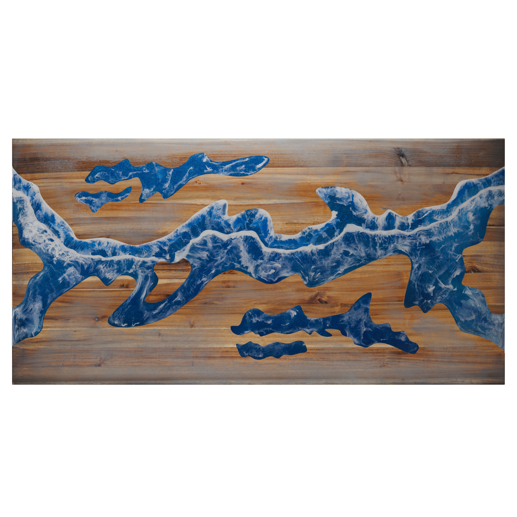 72" x 38" Artisan Epoxy Resin Table