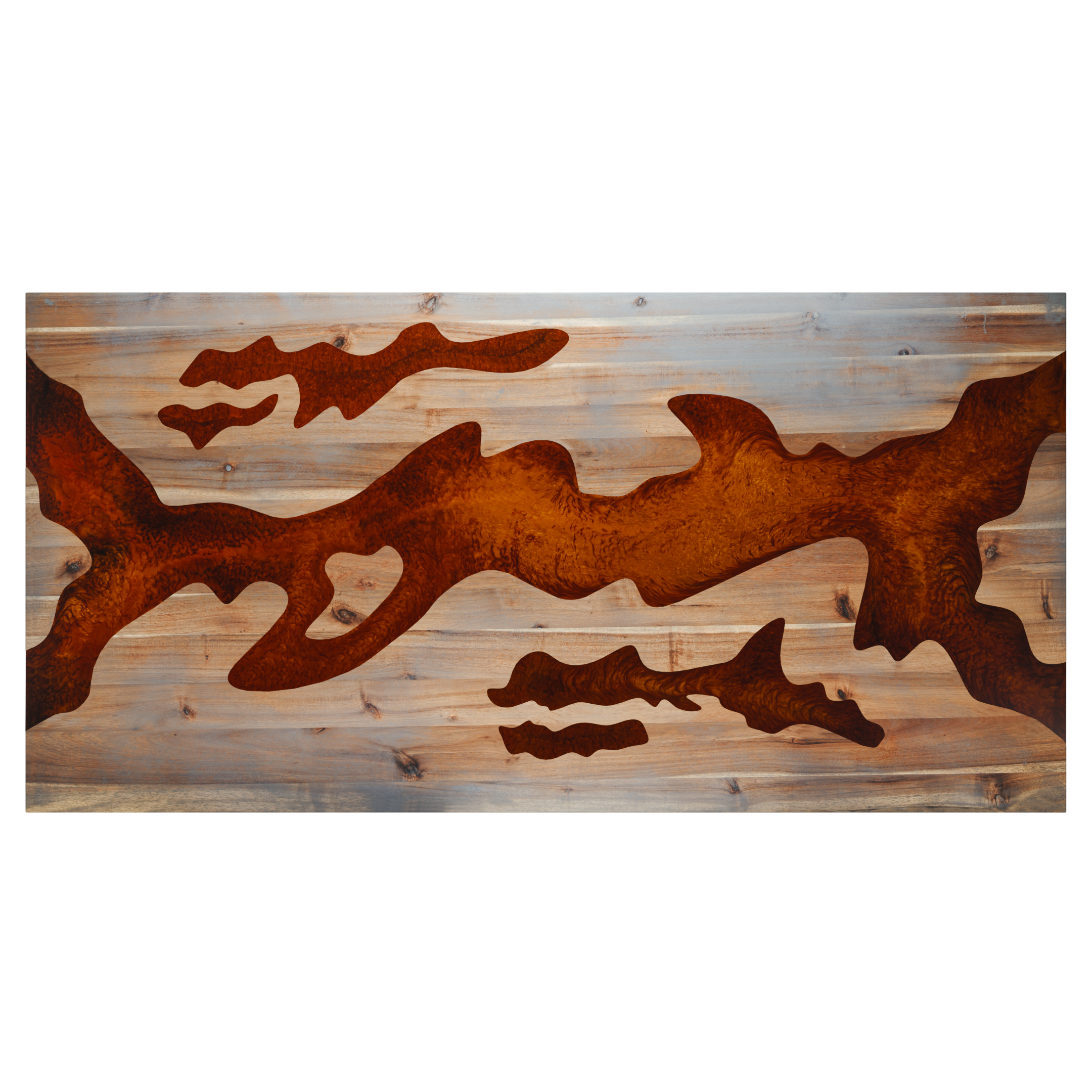 72" x 38" Artisan Epoxy Resin Table