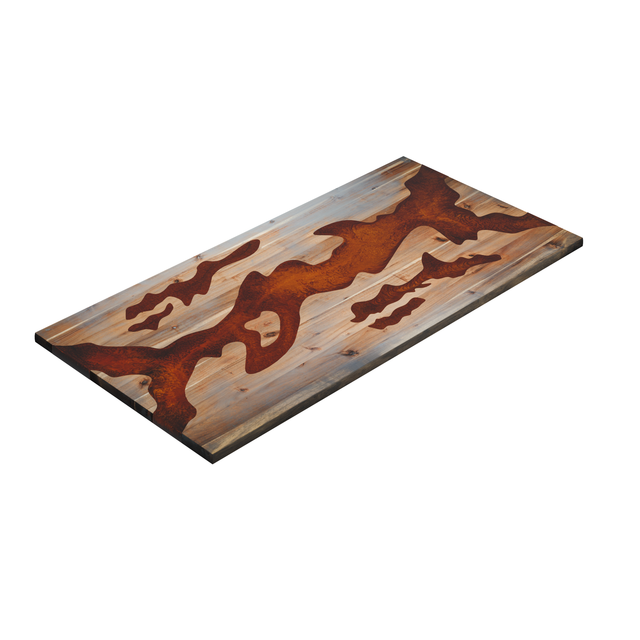 72" x 38" Artisan Epoxy Resin Table