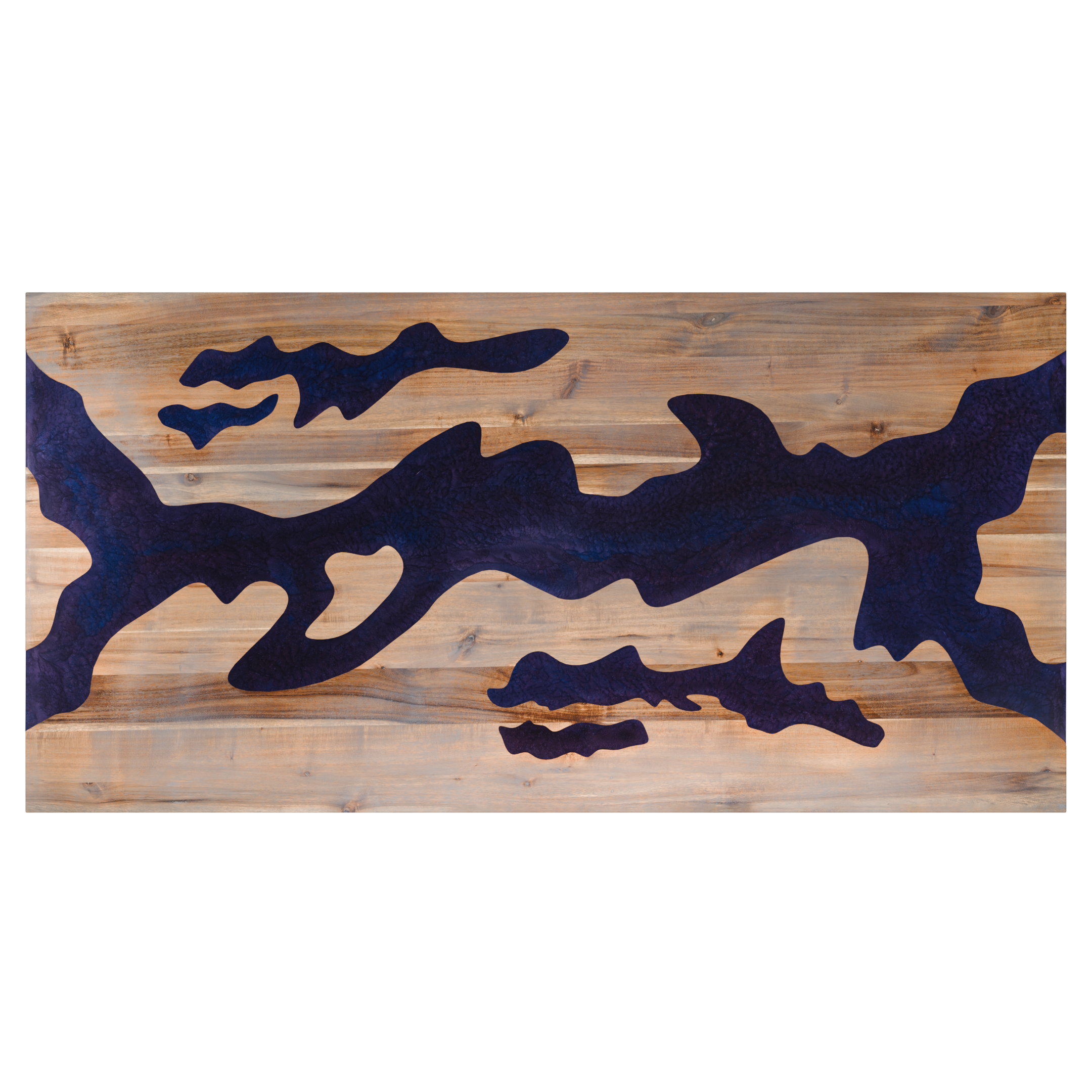 72" x 38" Artisan Epoxy Resin Table
