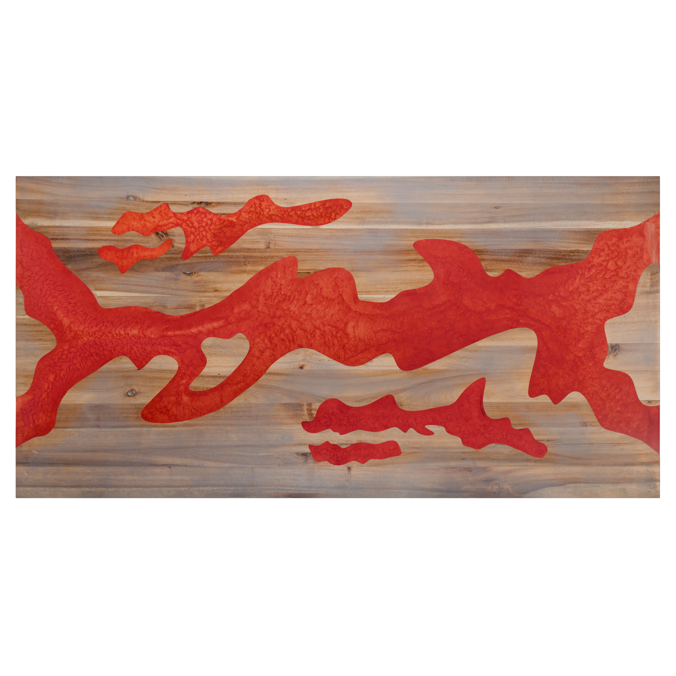 72" x 38" Artisan Epoxy Resin Table