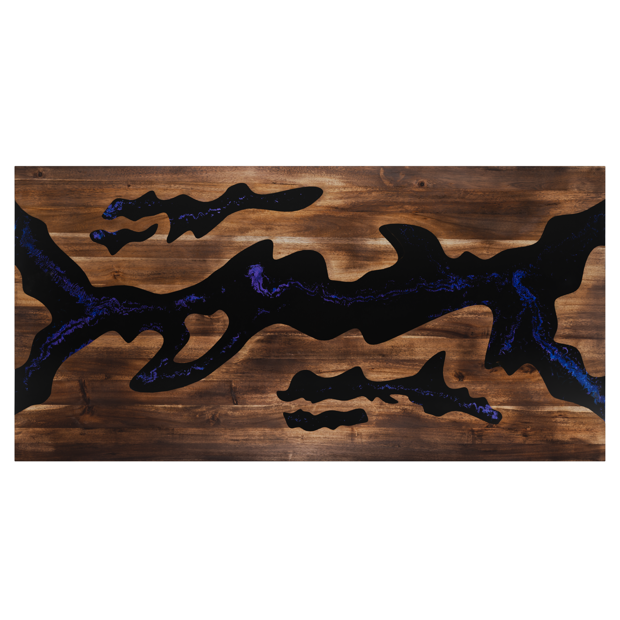 72" x 38" Artisan Epoxy Resin Table