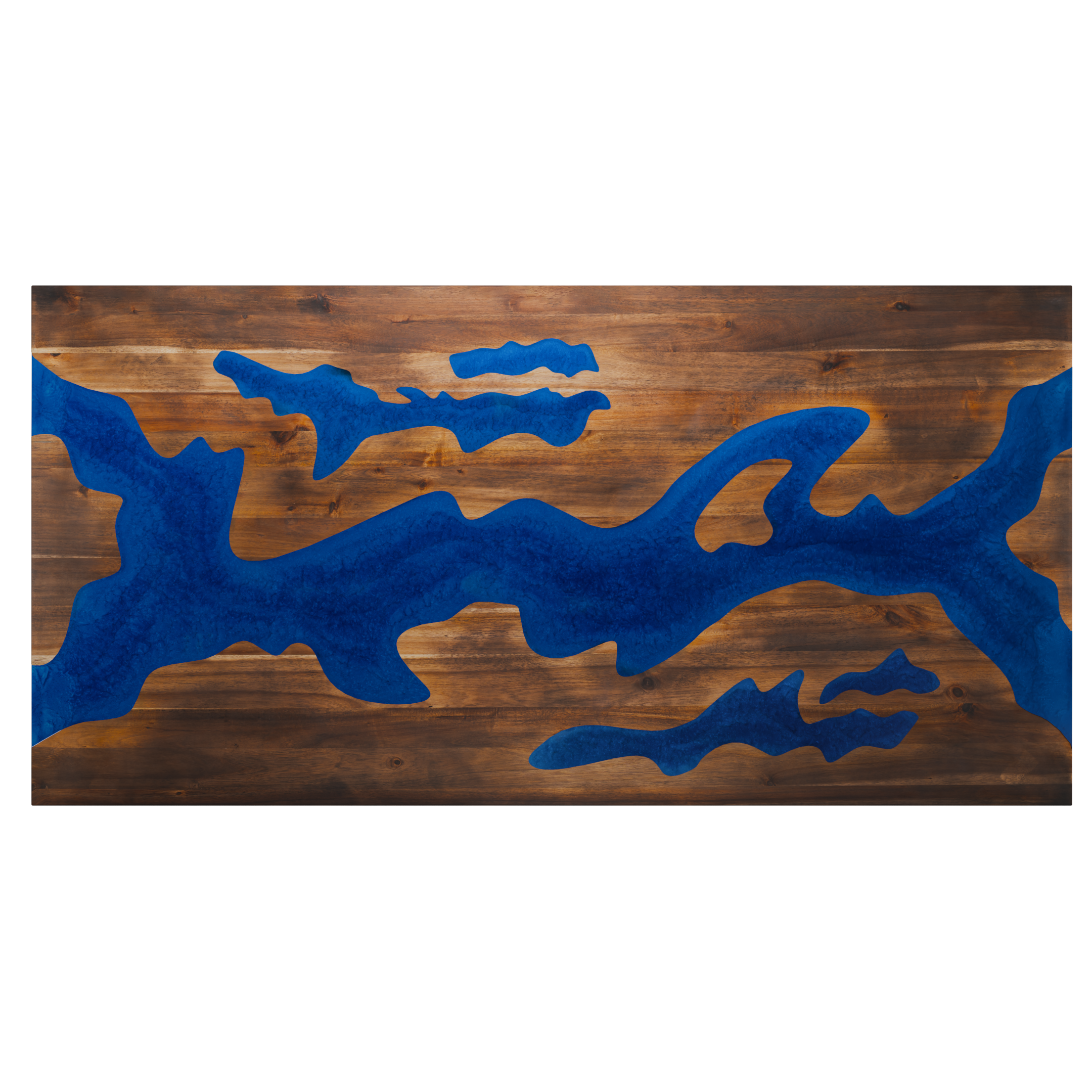 72" x 38" Artisan Epoxy Resin Table