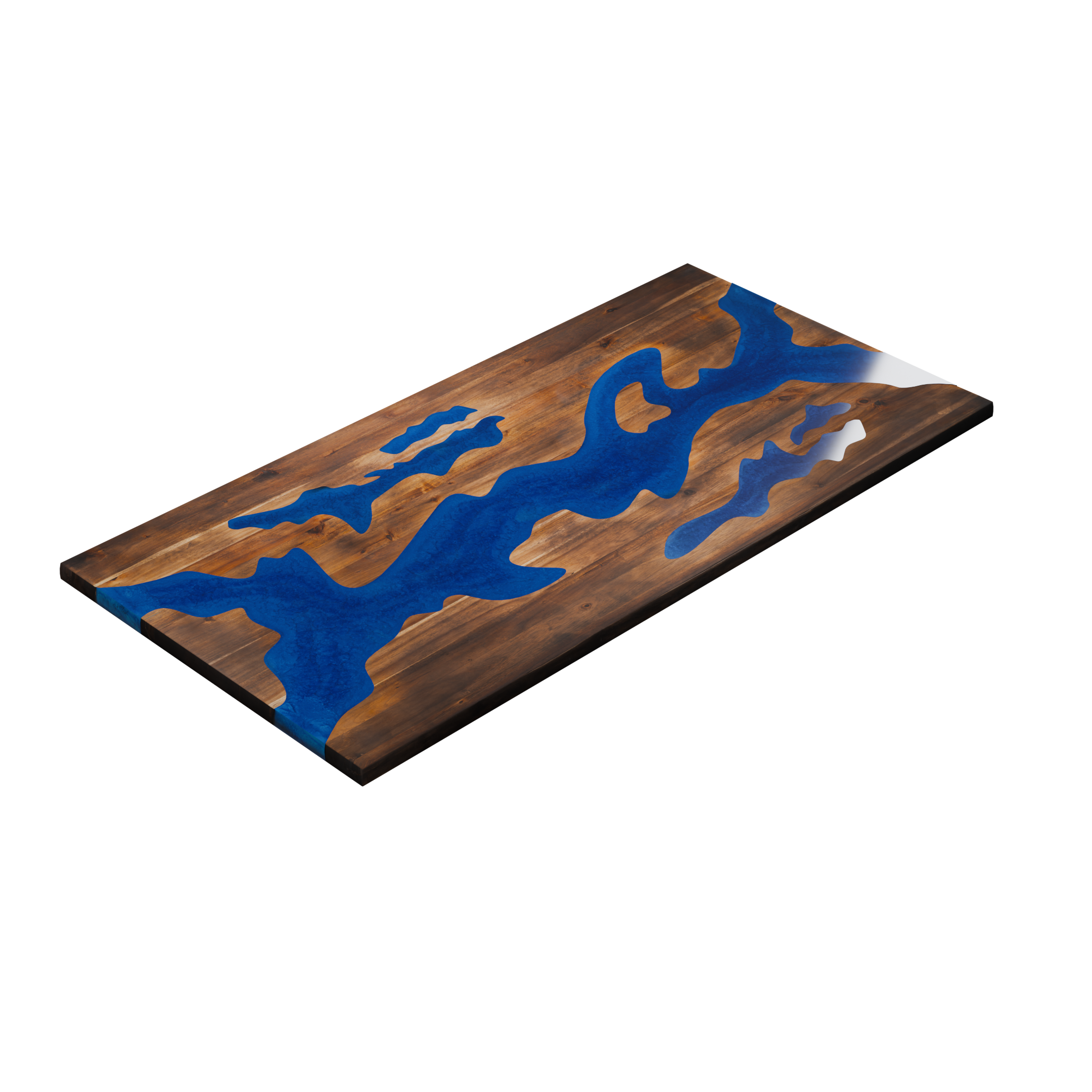 72" x 38" Artisan Epoxy Resin Table