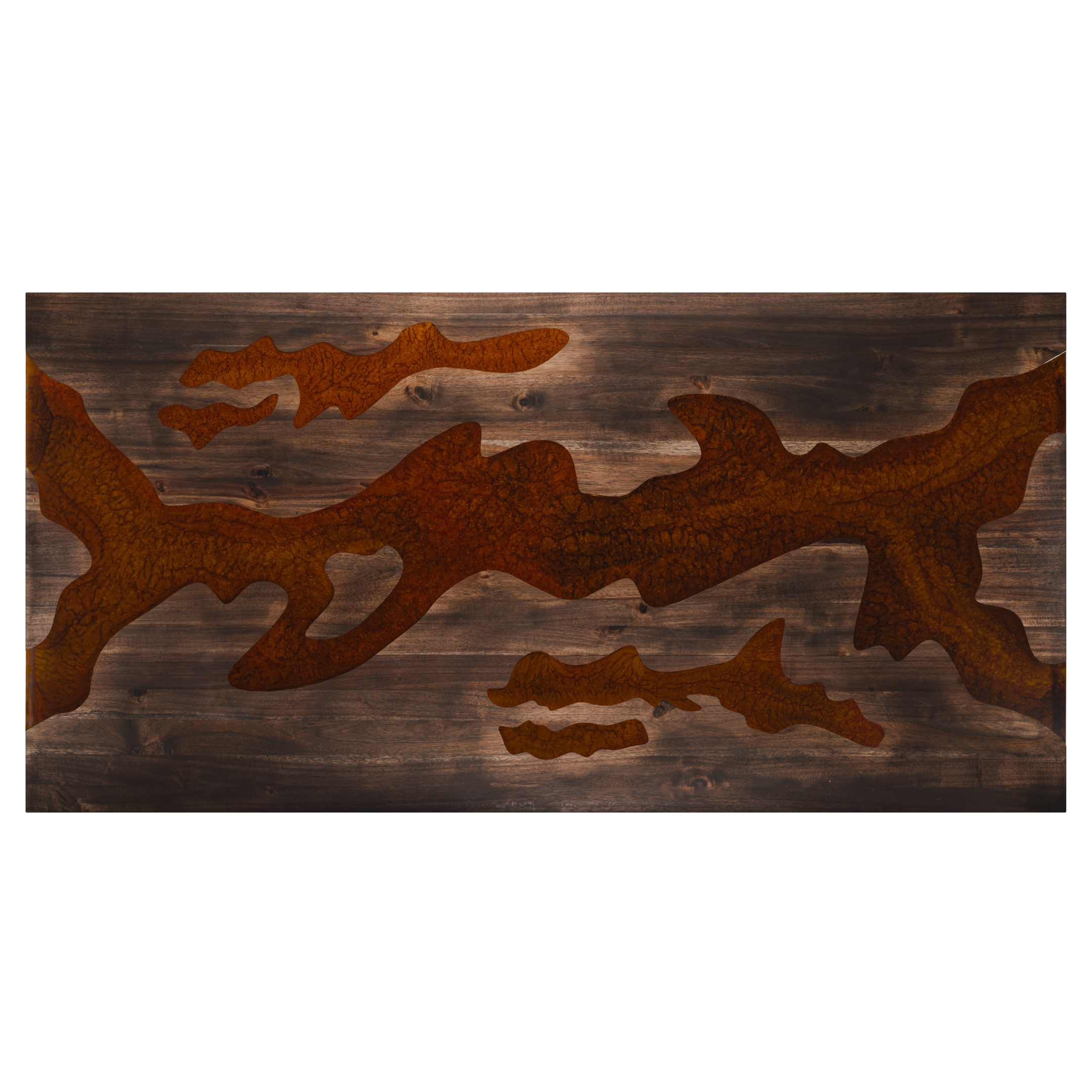72" x 38" Artisan Epoxy Resin Table