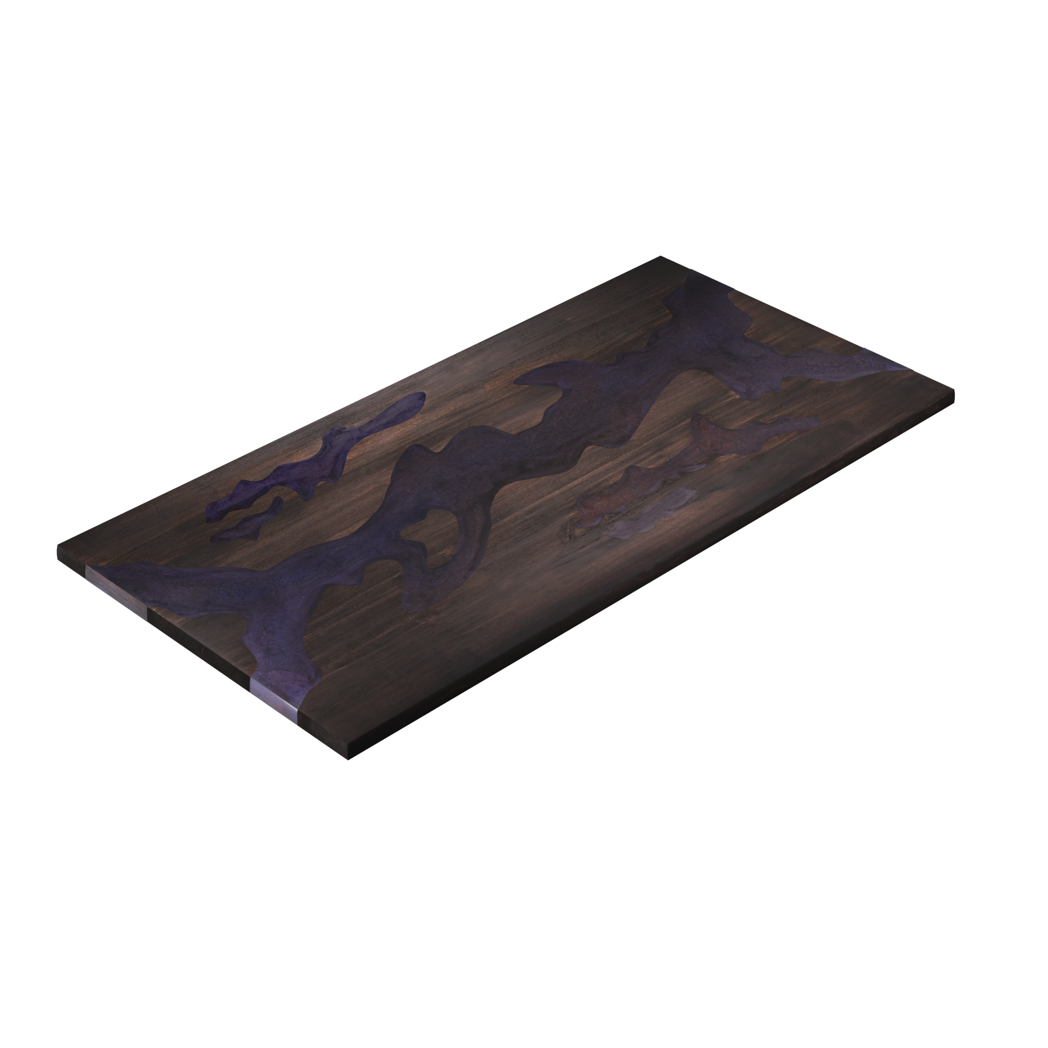 72" x 38" Artisan Epoxy Resin Table