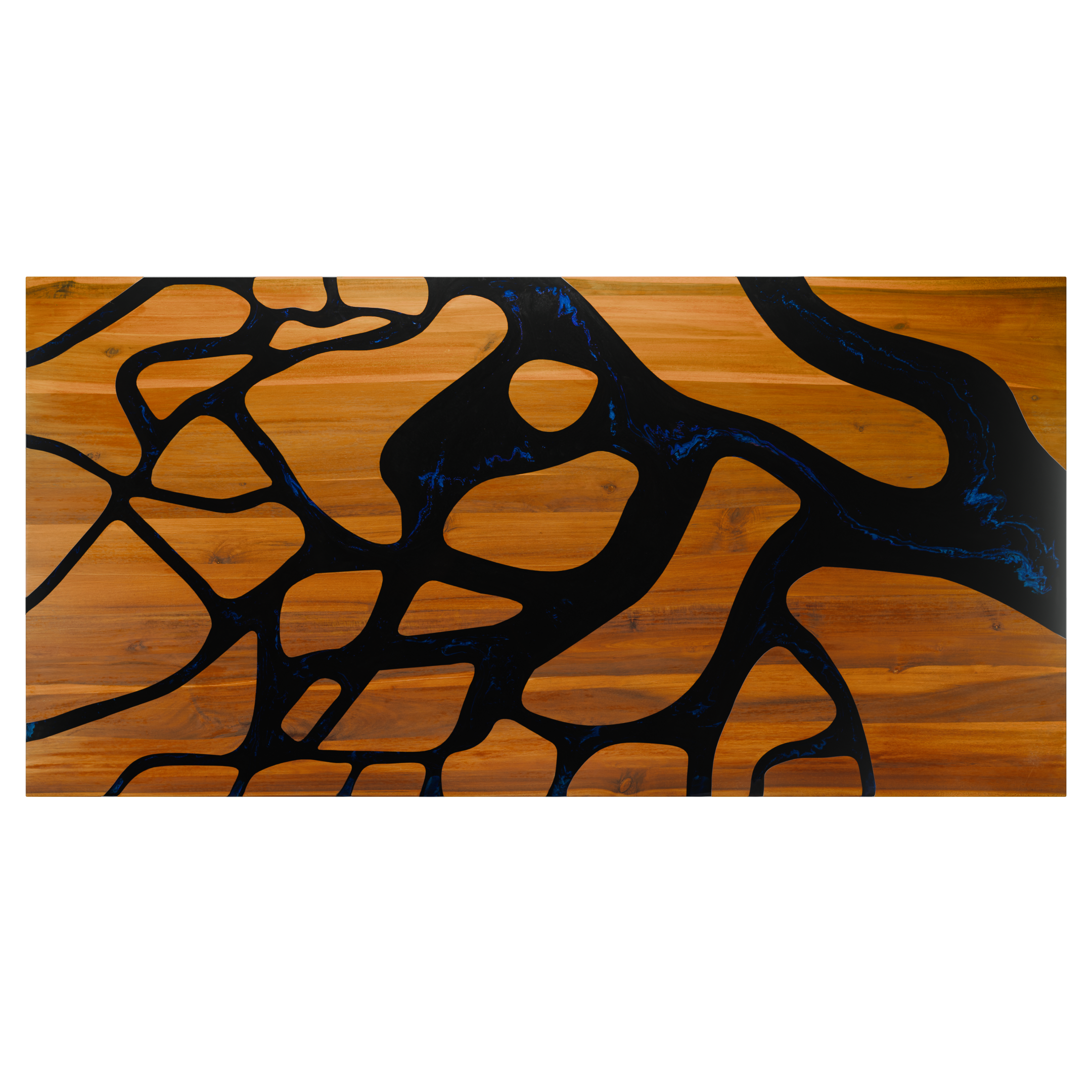 72" x 38" Artisan Epoxy Resin Table