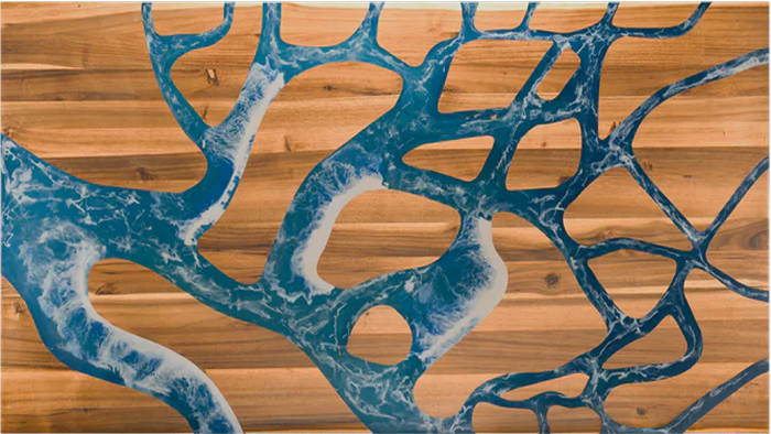 The Artisan Epoxy Resin Table (72" x 38")