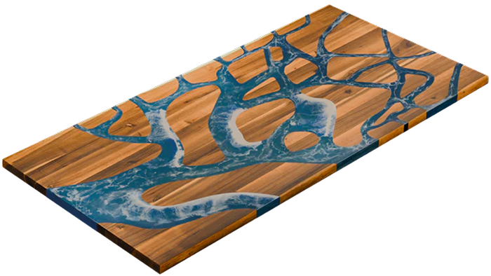 The Artisan Epoxy Resin Table (72" x 38")
