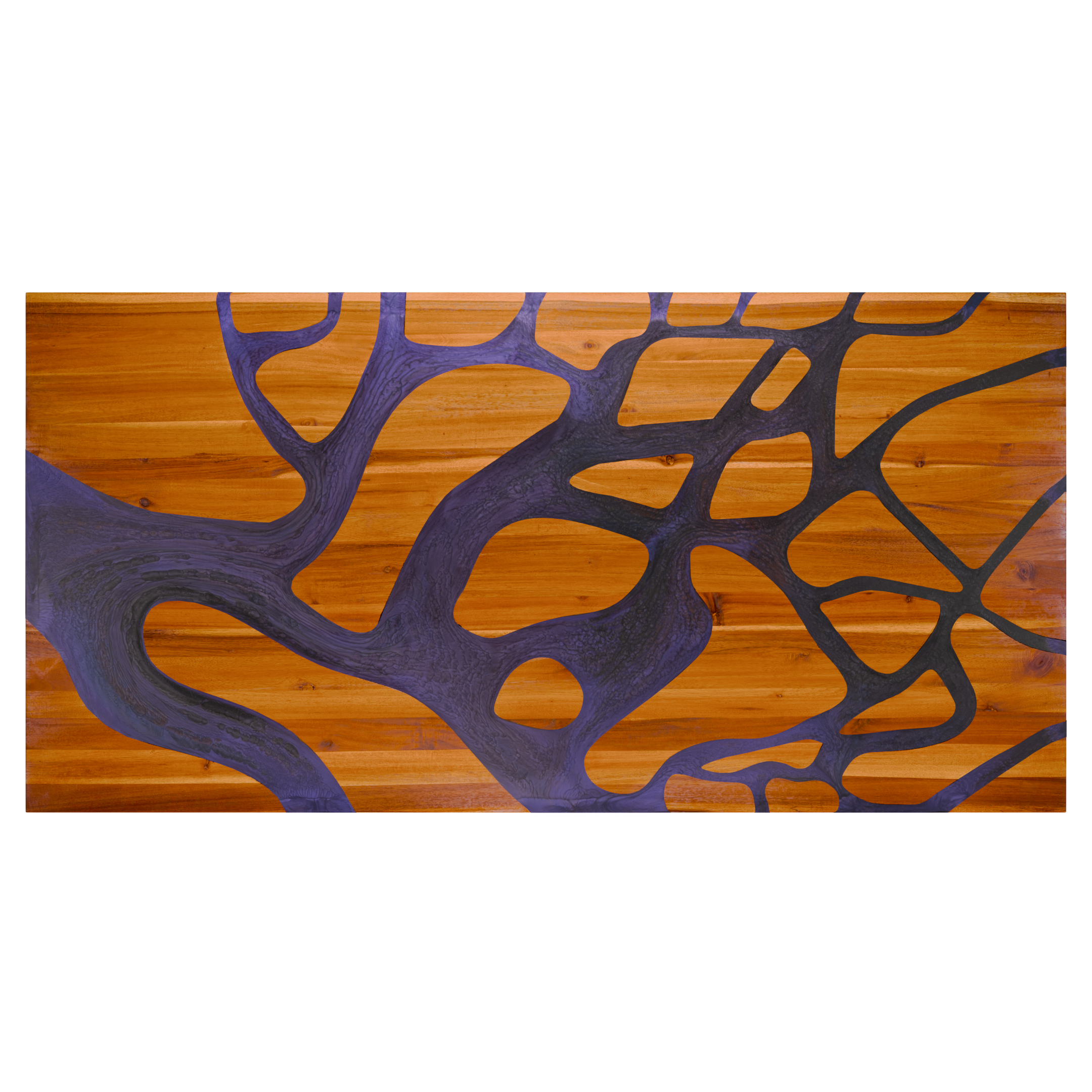 72" x 38" Artisan Epoxy Resin Table