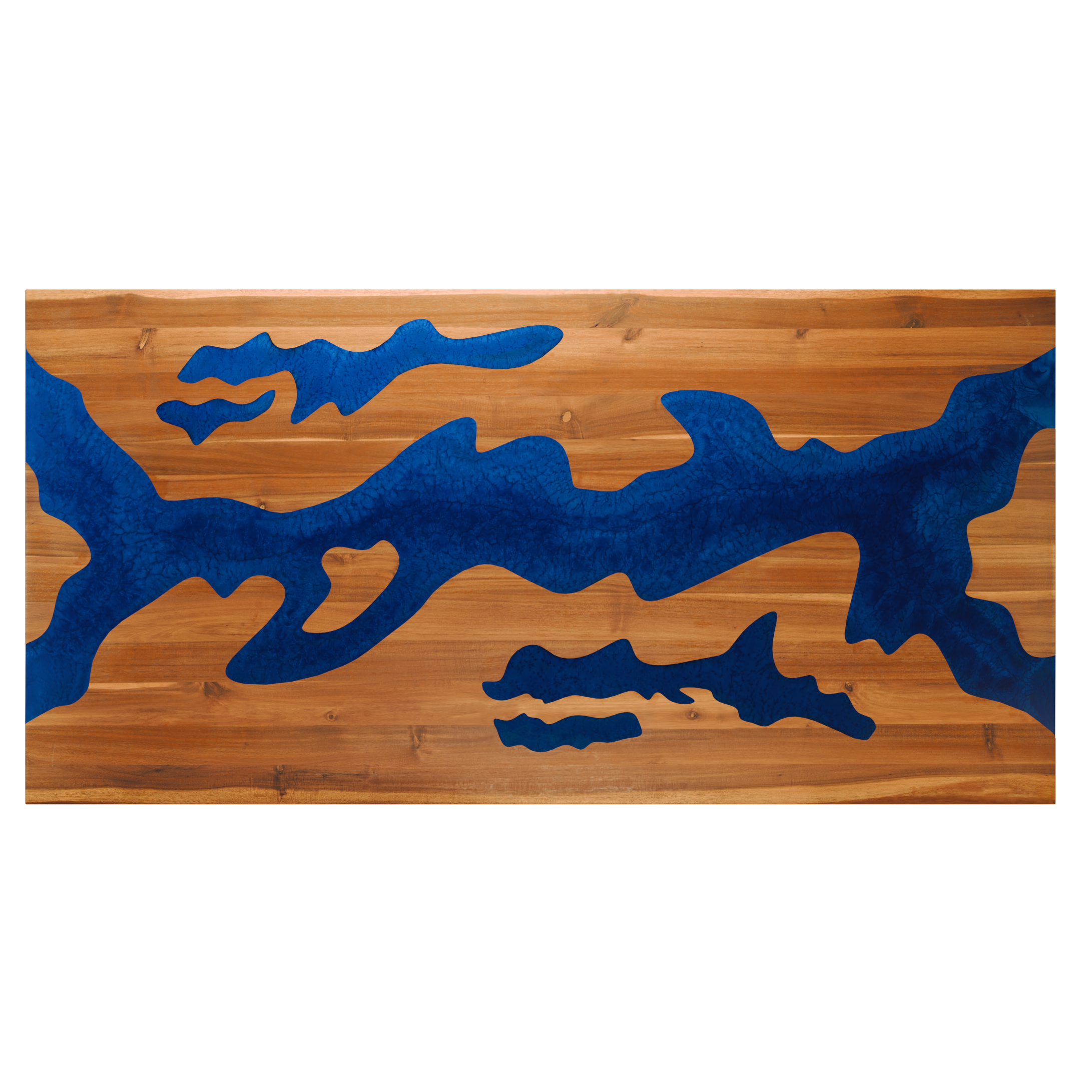 72" x 38" Artisan Epoxy Resin Table