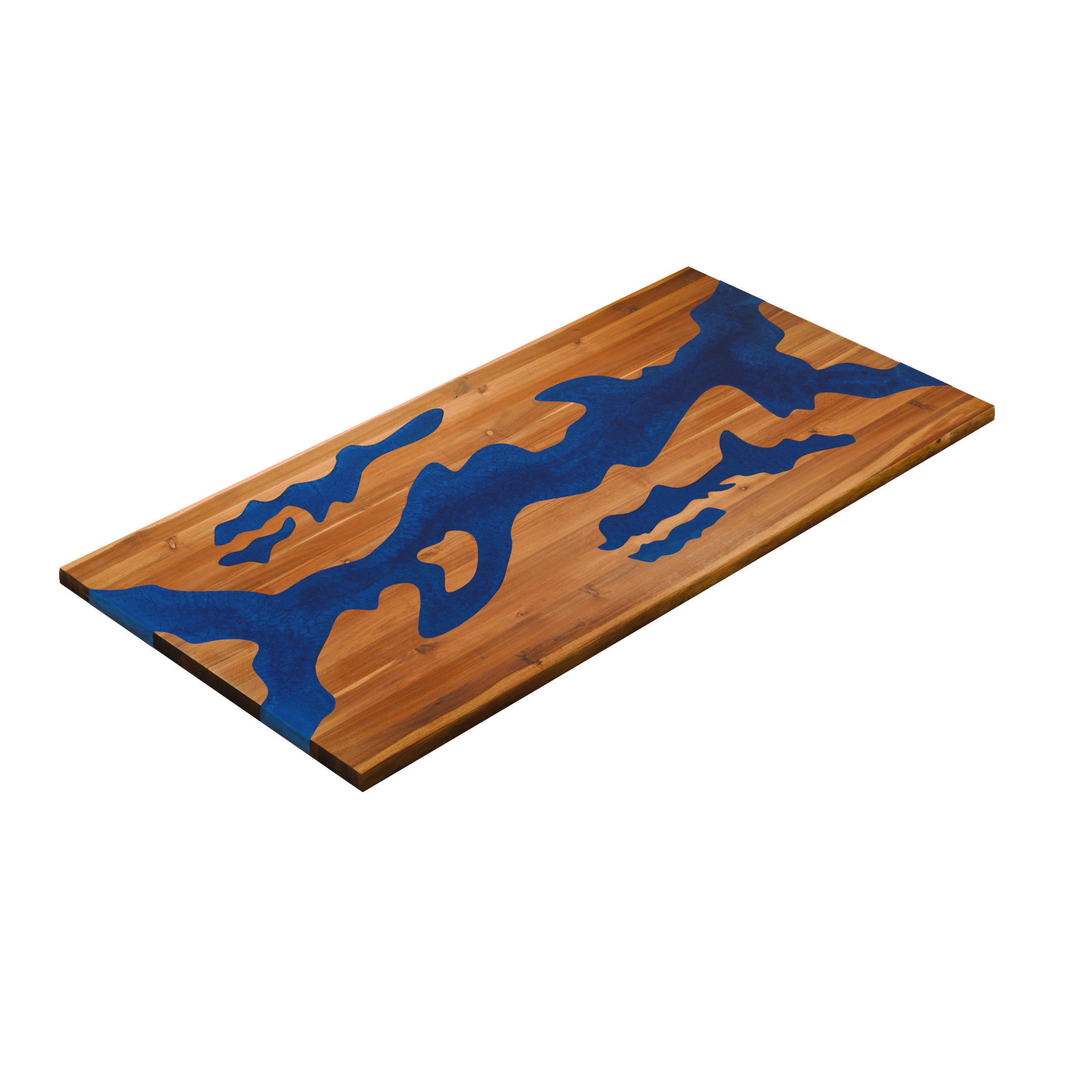 72" x 38" Artisan Epoxy Resin Table