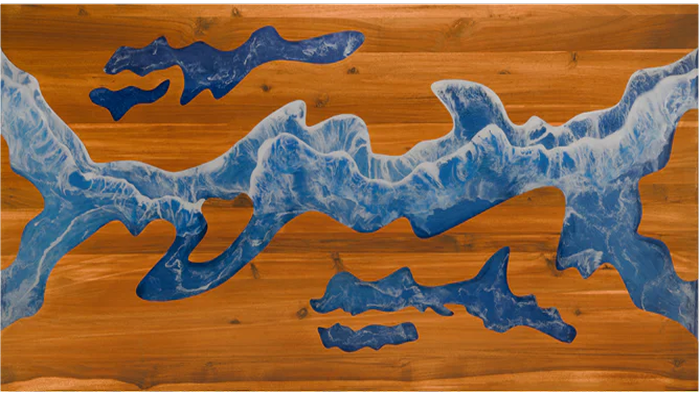The Artisan Epoxy Resin Table (72" x 38")