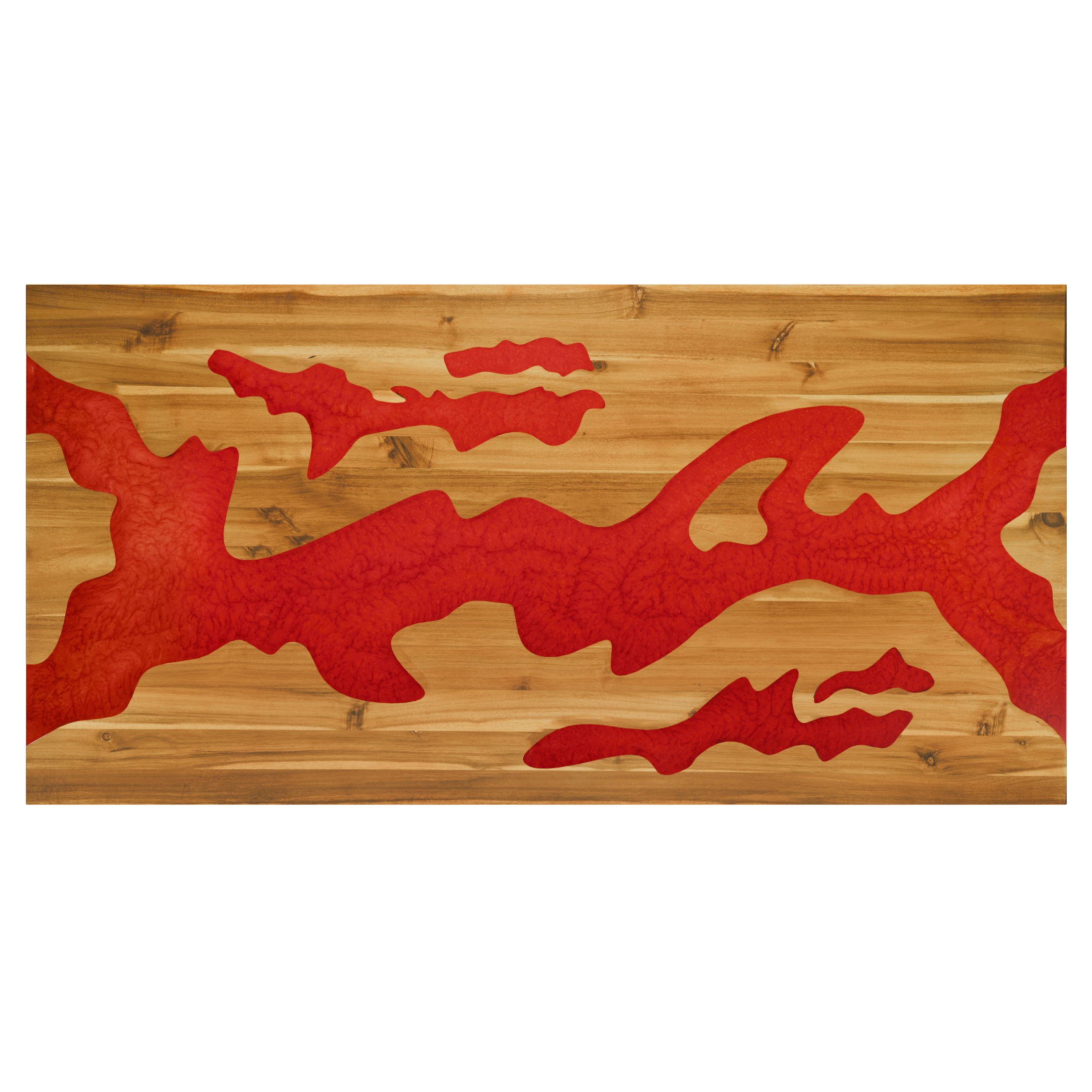 72" x 38" Artisan Epoxy Resin Table
